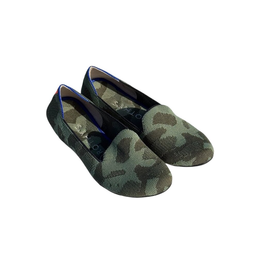 Rothy’s The Loafer Flats– Olive Camo, Size 6 - Picture 3 of 8